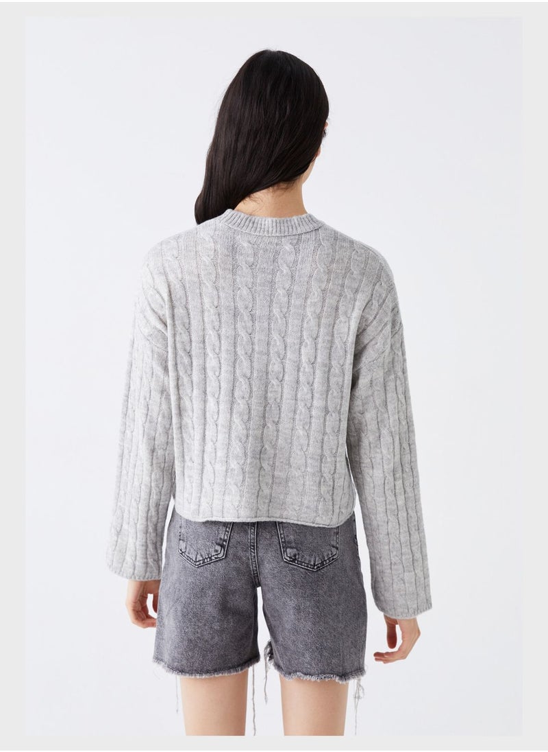 LC WAIKIKI - Crew Neck Cardigan - Image 1