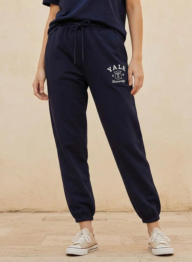 SP Characters Yale University Mid Rise Joggers Drawstring Closure