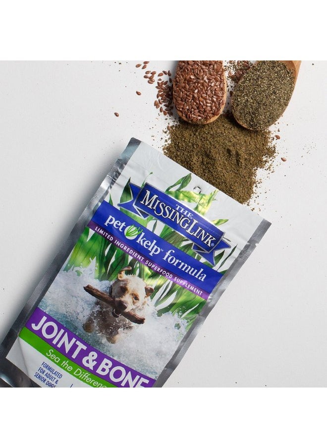 The Missing Link - The Missing Link Pet Kelp Canine Joint & Bone 8oz Superfood Powdered Supplement, Organic & Limited Formula Supports Mobility for Adult & Senior Dogs - Image 1