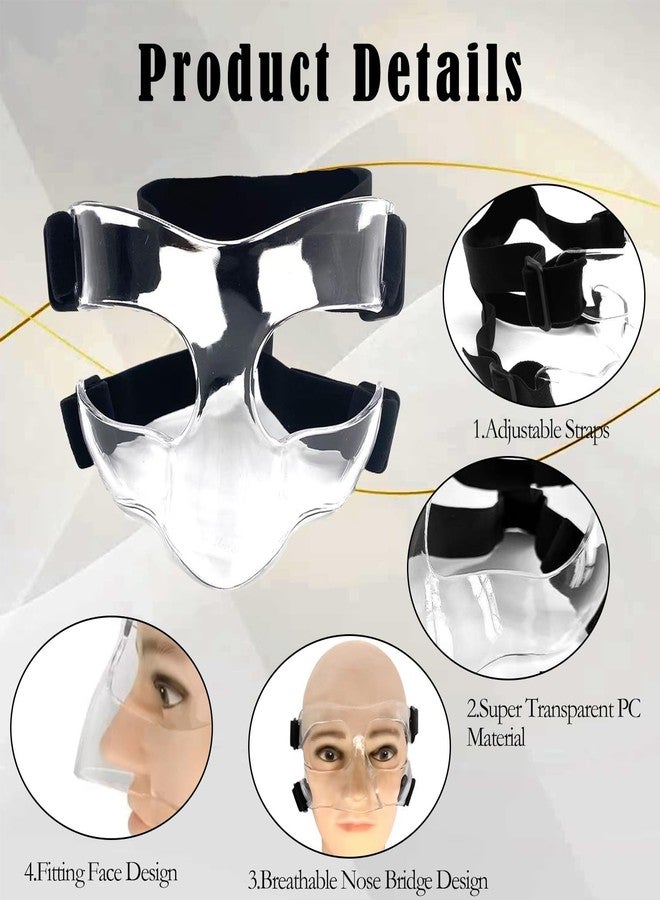 KEDAO Nose Guard for Broken Nose, Adjustable Basketball Face Guard Shield Mask for Children Teenagers Kids, Sports Training Masks Protects Your Nose and Face from Injury for Basketball, Soccer - Image 3