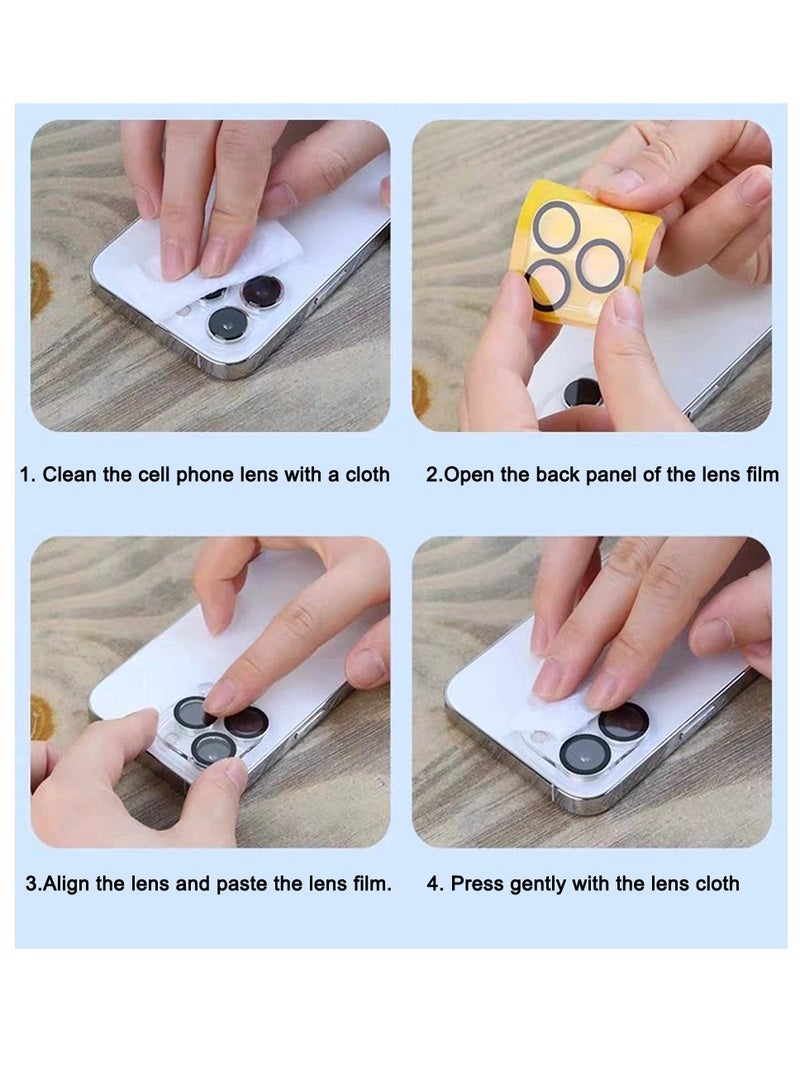 Tempered Glass Camera Lens Protector for iPhone 16PRO Anti-Scratch Camera Lens Cover No Affect on Night Shots  - Image 3