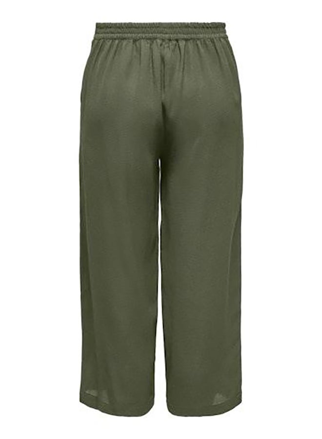 ONLY Onlnova Life Vis Crop Palazzo Pant Solid - Image 2