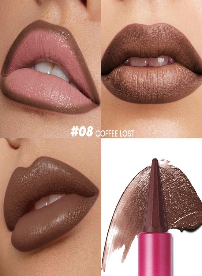 pudaier 2-in-1 Gradient Matte Lip Liner and Lipstick, Long Lasting and High Pigmented Lipstick for Women with Gradual Ombre Effect, Precise Contouring, Easy-to-Use Crayon Form for Velvet Smooth Lip Makeup - Image 2