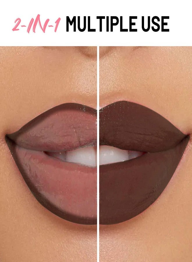 pudaier 2-in-1 Gradient Matte Lip Liner and Lipstick, Long Lasting and High Pigmented Lipstick for Women with Gradual Ombre Effect, Precise Contouring, Easy-to-Use Crayon Form for Velvet Smooth Lip Makeup - Image 3