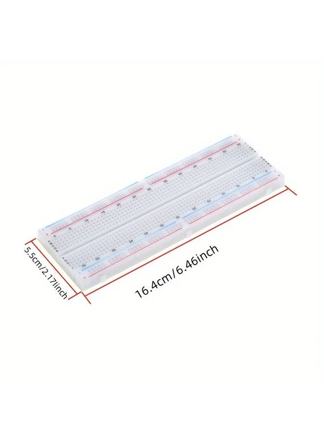Model 130 Electronics Breadboard Kit With Black Power Module 830 Holes And 65 Colorful Jumper Wires - Image 3