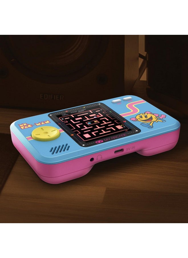 My Arcade Ms. Pac-Man Pocket Player Pro: Officially Licensed, Fun Games for Kids and Adults,Portable Video Game, 2.75" Color Display, Ergonomic Design