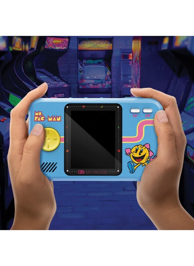 My Arcade Ms. Pac-Man Pocket Player Pro: Officially Licensed, Fun Games for Kids and Adults,Portable Video Game, 2.75" Color Display, Ergonomic Design
