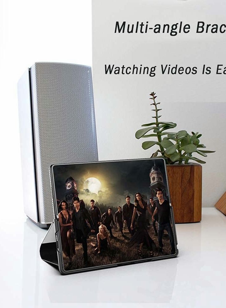 Y&D Case for Samsung Galaxy Z Fold 2 Case,Slim Armor Case, Luxury Mirror Design Clear View Smart Window Screen Display Cover (Blue) - Image 2