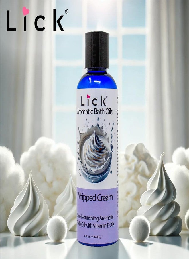 Lick Whipped Cream Aromatic Bath Oil - Creamy Dessert Scents - Relaxing Bath Soak Oils, 4 oz - Image 3