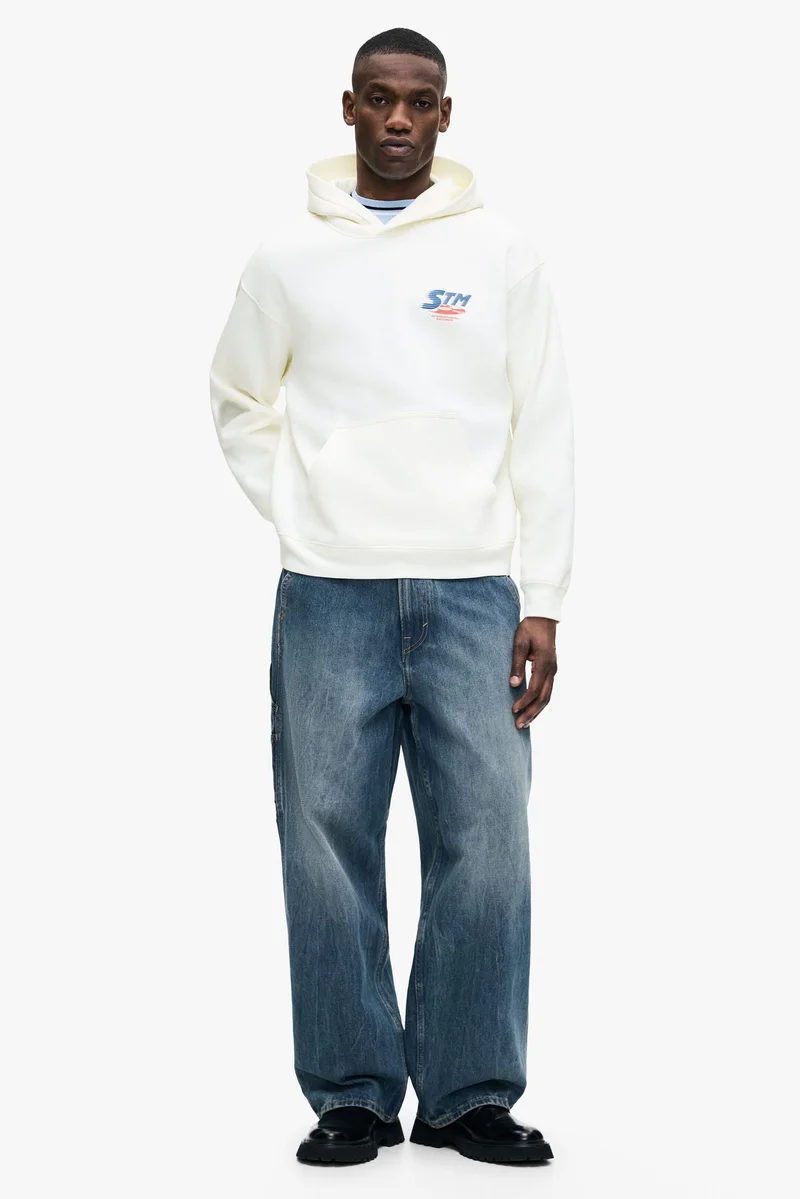 H&M Relaxed Fit Printed hoodie