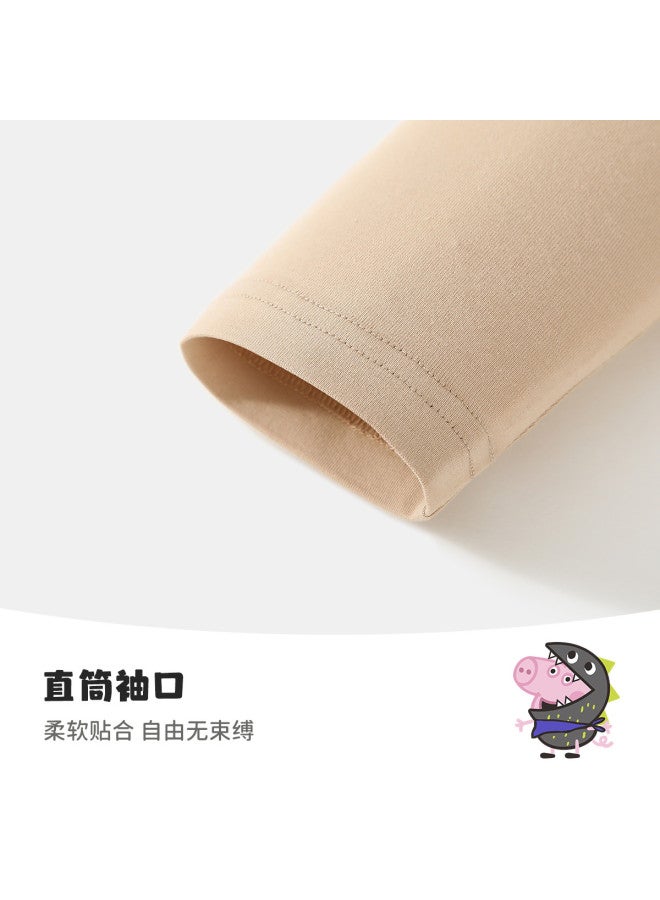Peppa Pig spring Boys' Comfortable Casual Long-sleeve T-shirt With Color-blocked Raglan Sleeves Baby Tee - Image 5