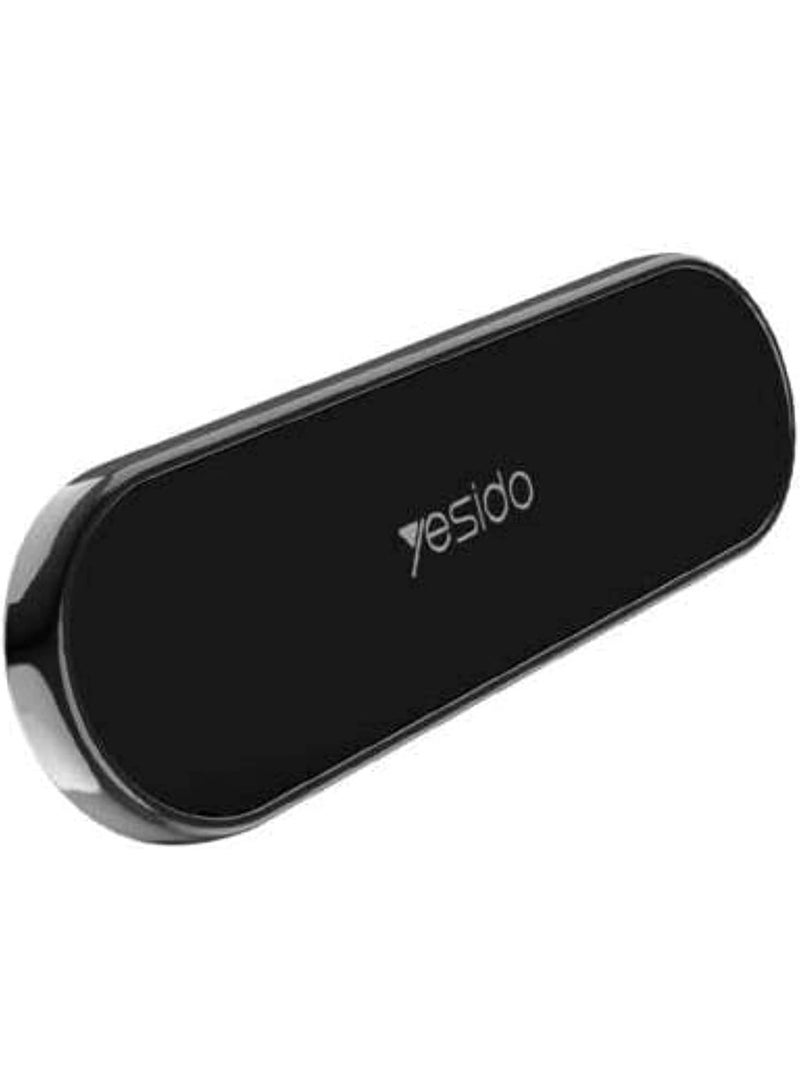 Yesido Magnetic Dashboard Car Phone Holder | Strong Magnet Mount for 3.5"–7" Smartphones | 360° Rotation | Universal Mobile Stand for Car – Black - Image 1