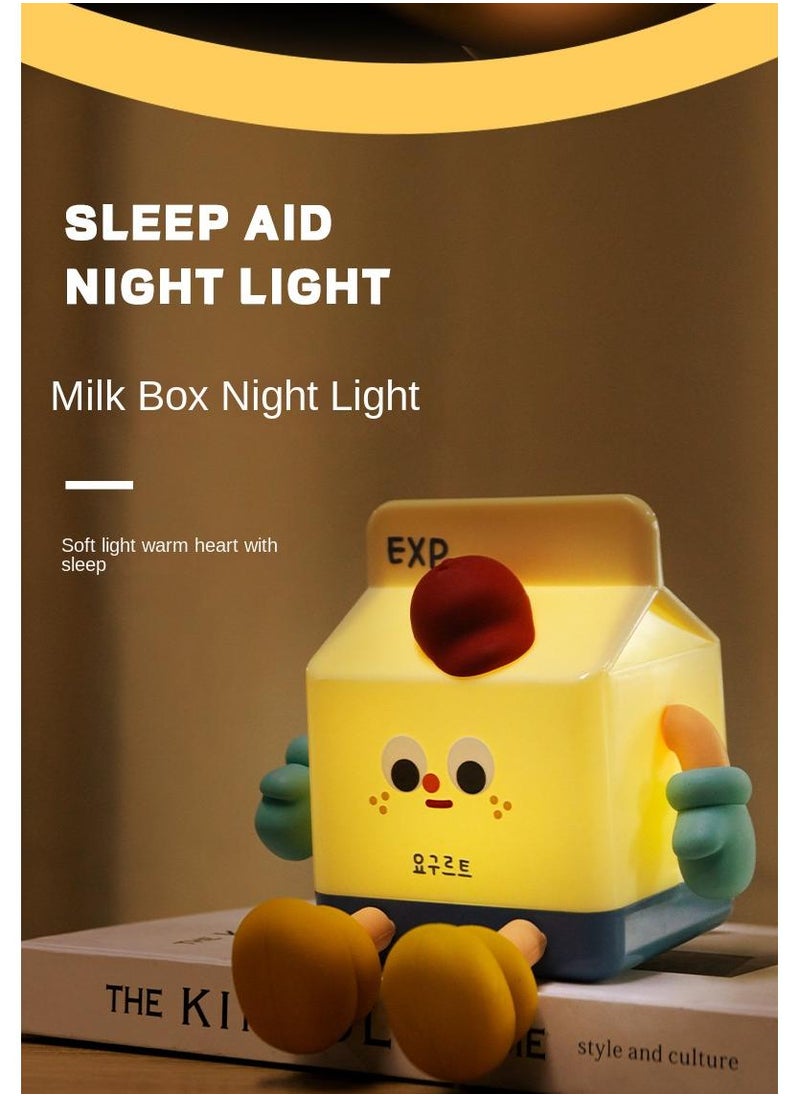 Y&D Milk Box Night Light Baby's Bedroom Sleep Fun With Bedside Light  - Image 2