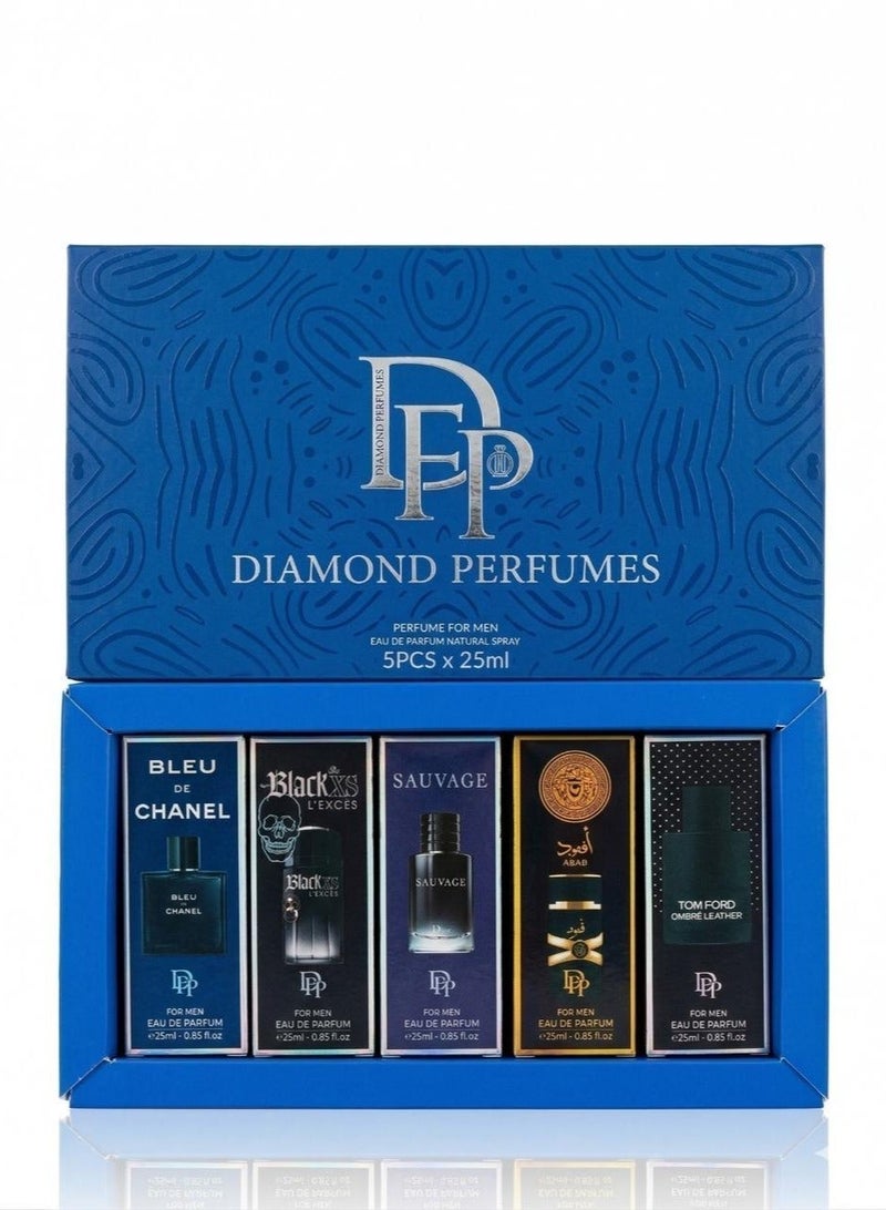 Diamond Perfumes Perfume Gift Set No.547 - 5pcs*25ml - For Men - Image 1