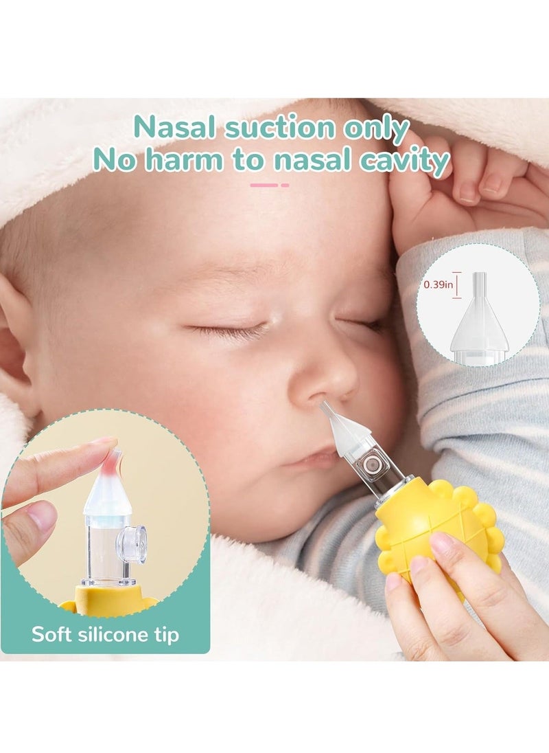 Generic Nasal Aspirator for Baby, Nose Sucker for Baby, Cleanable and Reusable, BPA-Free Silicone, with 2 Silicone Tips, A Clip, and Organizer  - Image 3