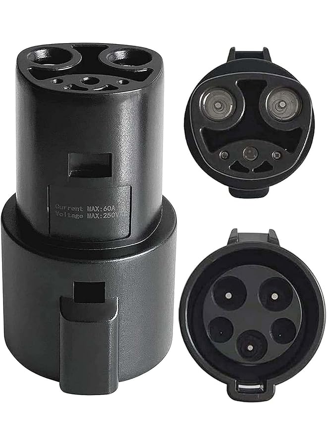 KASTWAVE J1772 To Tesla Charging Adapter, 80A/240 Vac, Ip54 Sae J1772 Ev Charger Adapter Compatible With Tesla Model 3/Y/S/X, Only For Tesla Owners - Image 1