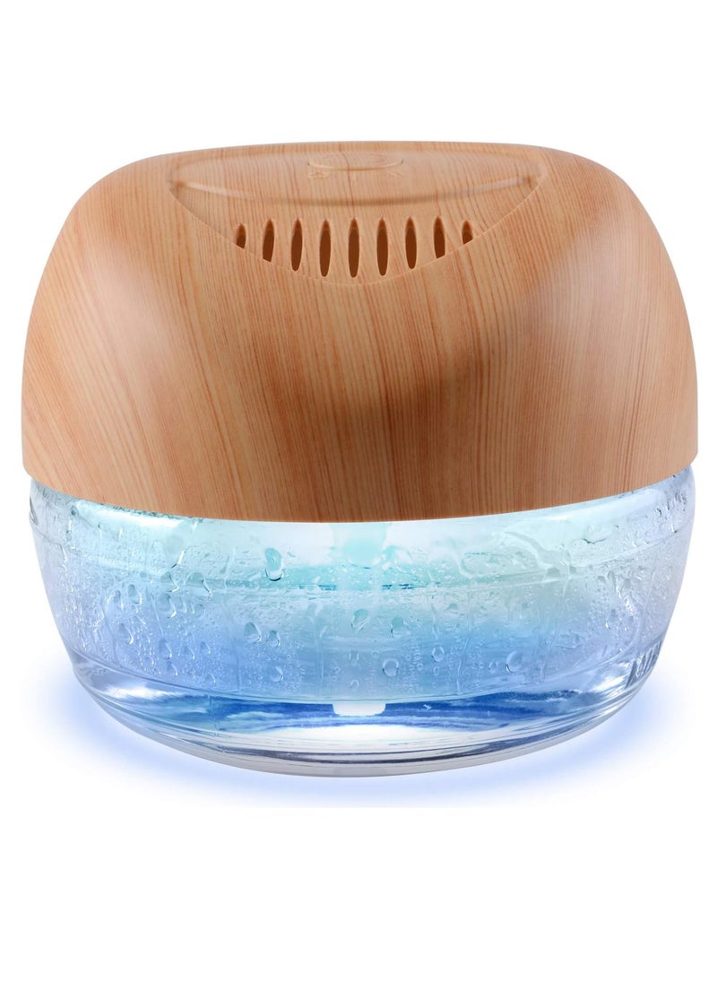 Generic Air Purifier,  Lightweight Multifunctional Air Freshener, Portable Fragrance Diffuser With Night Light, Easy To Clean And Durable Electric Deodorizer For Home And Office, (1pc, Light Brown)  - Image 1