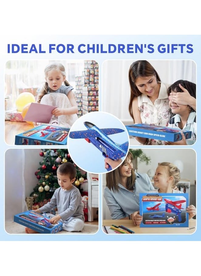 INFLUX Airplane Launcher Gun for Kids - Foam Glider Plane with Launcher Set, Includes Two Catapult Planes for Boys and Girls, Perfect Gift for Kids 4-5 Years Old  - Image 2