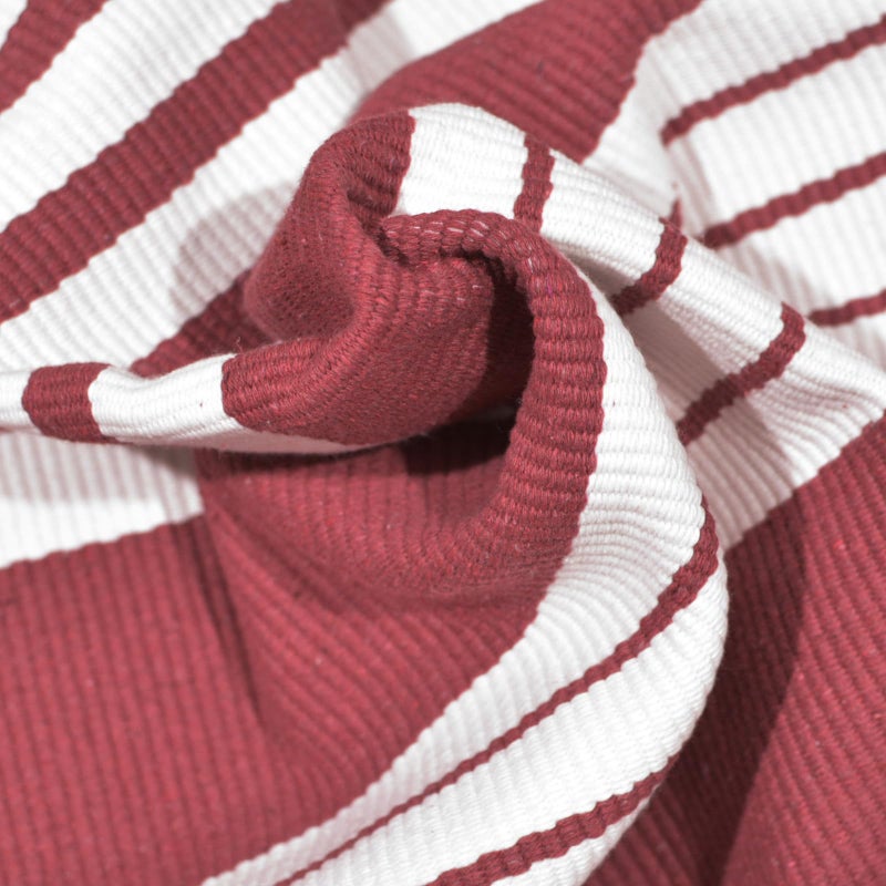 USTIDE Red and White Striped Outdoor Rug 35.4'' x 59''Cotton Hand-Woven Rug Washable Outdoor Doormats Outdoor Entrance Mat for Front Door Kitchen Entryway Patio Front Porch Christmas Door Mat - Image 4