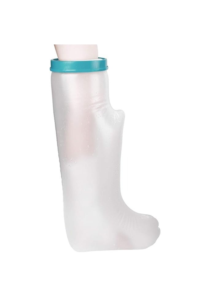 Cuken Adult Leg Cast Cover, Waterproof Cast Wound Protector for Shower Bath, Reusable Bandage Dressing Protective Sleeve Bag for Broken Surgery Leg, Foot, Ankle Wound and Burns  - Image 2