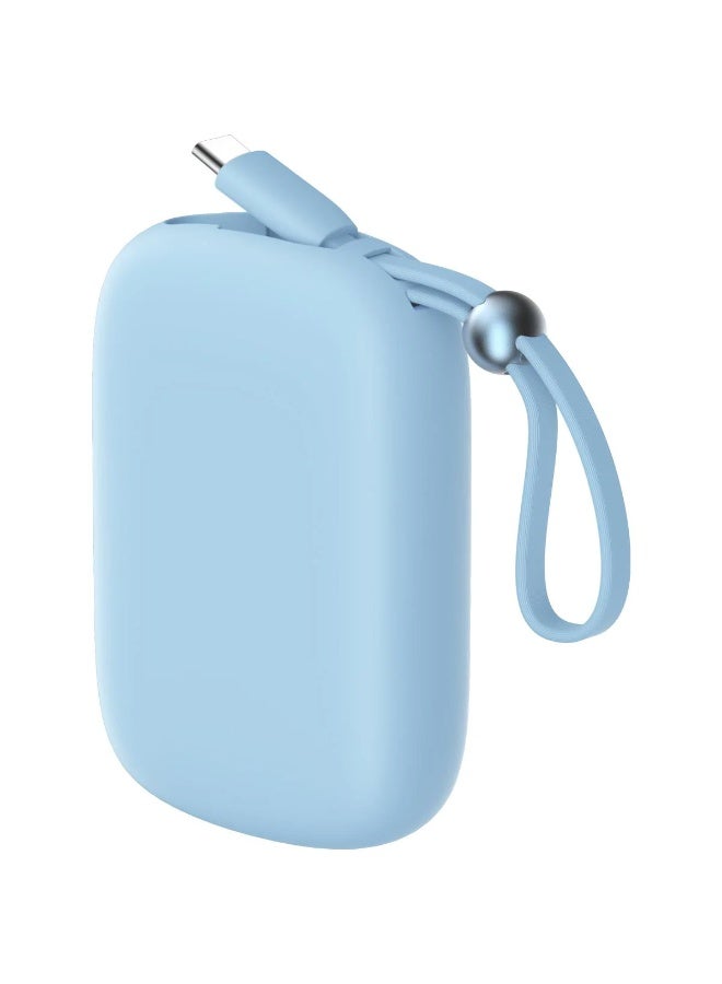 هافيت Havit PB5214 10,000mAh 35W Power Bank with USB-C cable - Mavi - Image 4