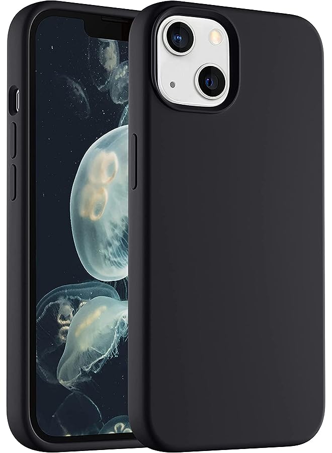 YoYoTech جراب سيليكون سائل ناعم لهاتف iPhone 14 Pro Max مقاس 6.7 بوصة - جراب أنيق ومضاد للصدمات مع بطانة من الألياف الدقيقة - أرجواني غامق - Image 1