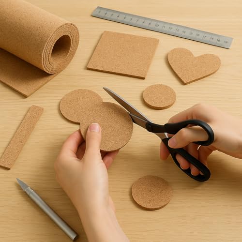 YCCYYCCY Cork Board Roll, 1/8" Thick Cork Boards for Walls, 98"x16" Cork Board Roll for Office, Home, School(NOT Self-Adhesive) - Image 4