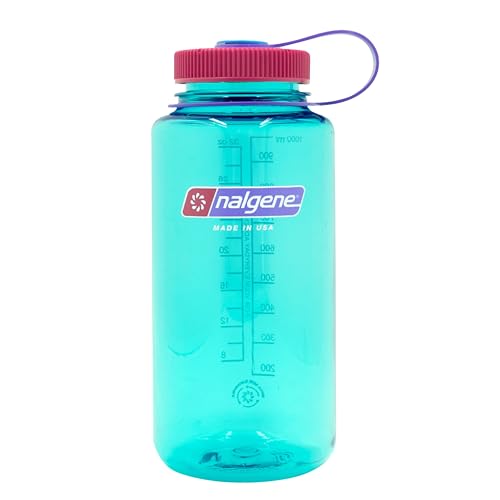 Nalgene Leak Proof Tritan BPA-Free Water Bottle - 32 oz Wide Mouth - Made in the USA for Outdoor Use & Daily Hydration (Surfer) - Image 1