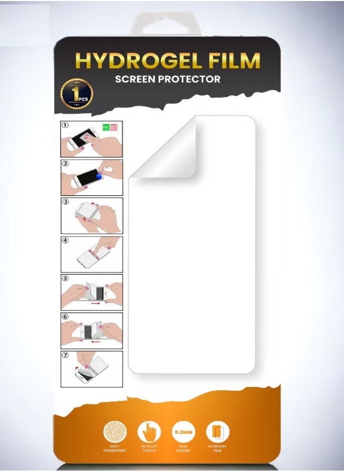 vesus Google Pixel 7 Pro 5G Hydrogel Film Screen Protector Clear - Ultra-Clear, Scratch-Resistant, Self-Healing, Full Coverage, Bubble-Free Installation, Soft Touch Protection - Image 4