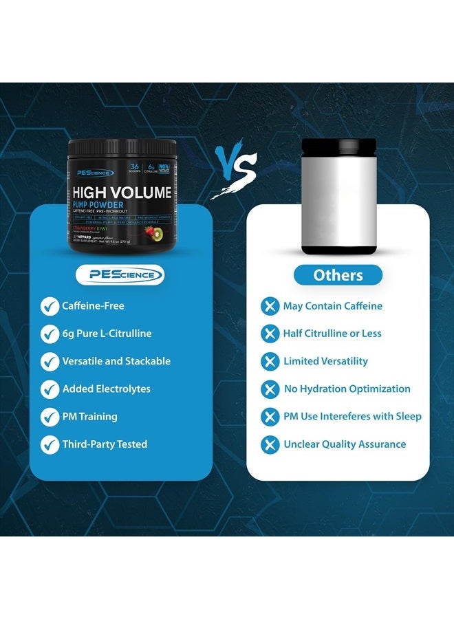 PEScience High Volume Nitric Oxide Booster Pre Workout Powder with L Arginine Nitrate, Raspberry Lemonade, 36 Scoops, Caffeine Free  - Image 5