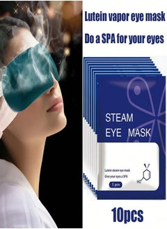 Generic 10 Pack Steam Eye Mask Heating Eye Mask Eye Hot Compress Disposable Self-Heating Eye Mask Sleep Spa Travel Essentials and Relaxation Gift Lutein  - Image 1