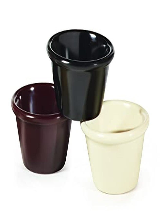 Get G.E.T. S-630-BK 3 oz. Ramekin, Break Resistant, Melamine, Black (Pack of 12) - Image 4