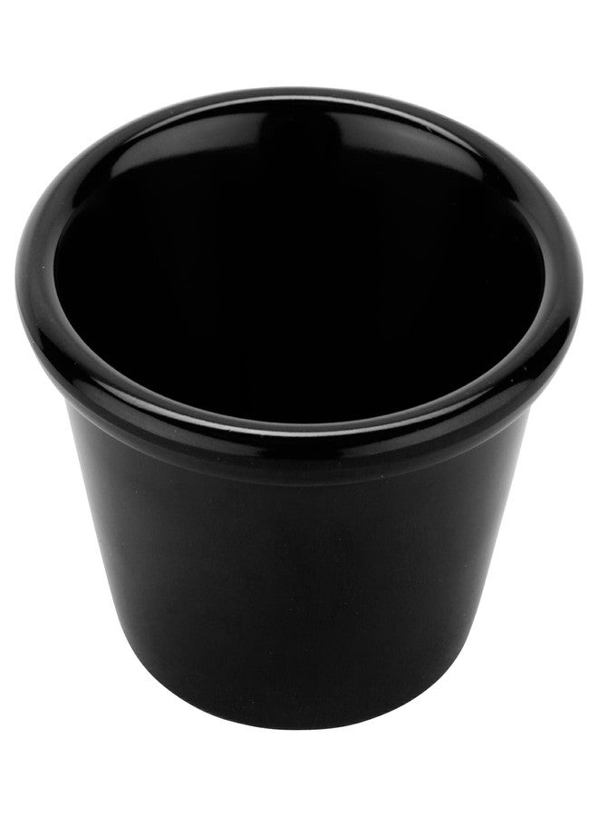 Get G.E.T. S-630-BK 3 oz. Ramekin, Break Resistant, Melamine, Black (Pack of 12) - Image 1