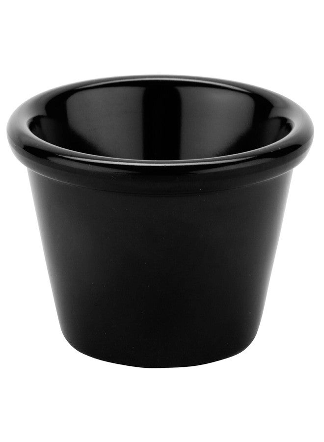 Get G.E.T. S-630-BK 3 oz. Ramekin, Break Resistant, Melamine, Black (Pack of 12) - Image 3