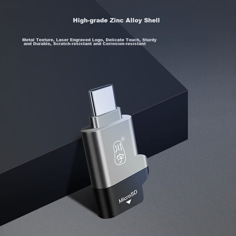 Chuanyu USB-C 3.0 عالية السرعة TF قارئ بطاقة, نوع-C الهاتف والكمبيوتر قارئ بطاقة التخزين, كاميرا داش, الكمبيوتر بدون طيار, أبل 15 الهاتف بطاقة الذاكرة البسيطة القارئ - Image 5