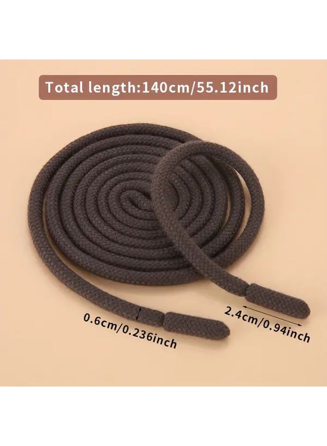 Grey Elastic Waistband Cord 140cm Stretch Rope For Pants Sweatpants Hats Hoodies Sewing Craft Supplies - Image 3