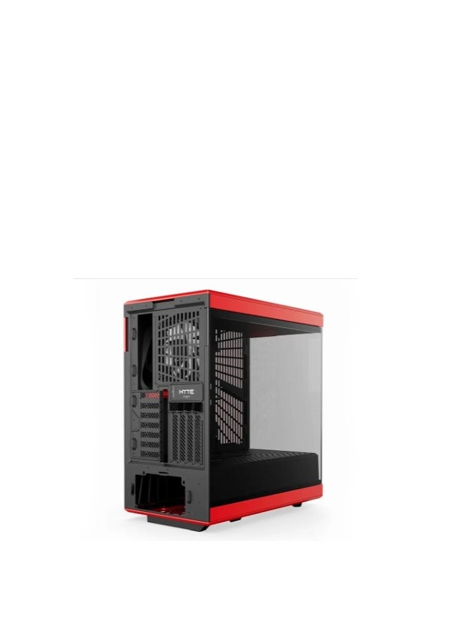 HYTE HYTE Y40 S-Tier Cosmetic ATX Mid-Tower Gaming PC Case - Black and Red  - Image 3