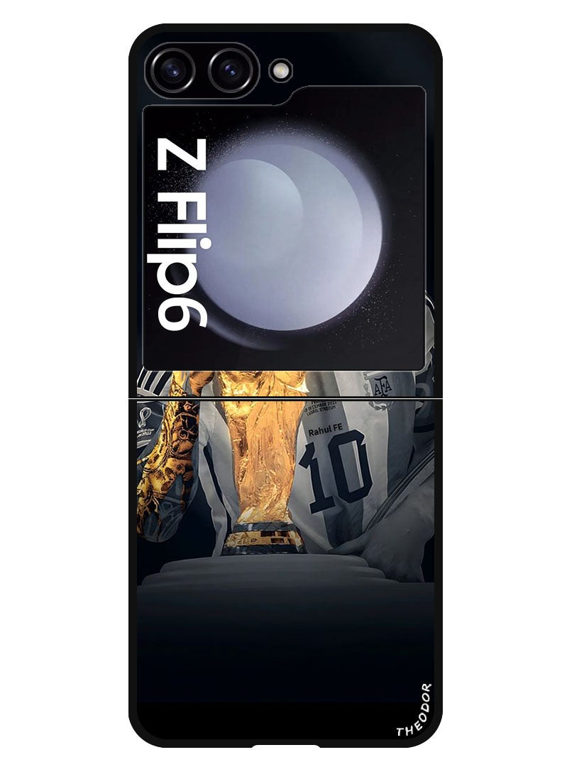 Theodor Protective Case Anti Scratch Shock Proof Bumper Cover For Samsung Galaxy Z Flip 6 Messi (2) - Image 1