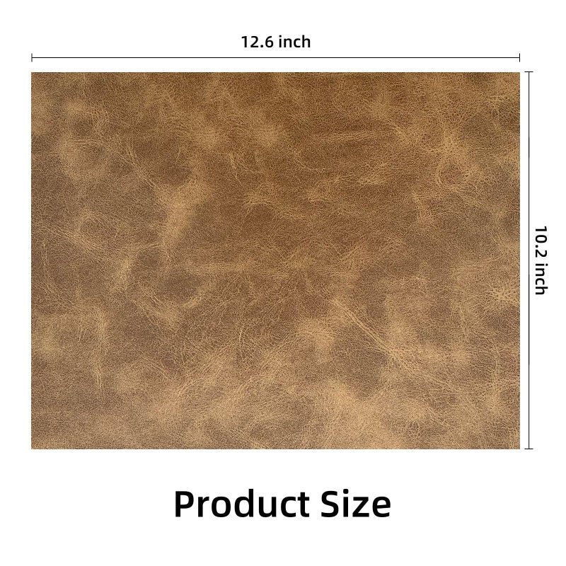 Twig Leather/Leatherette Patches/Sheets for Laser Engraving Iron On with Heat Press Adhesive Backing,Blank Laserable Faux Leather,Engravable/Engraver Leather Material for Hat/Cap/Backpack(5 Large Pcs) - Image 3