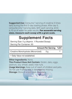 DEAL SUPPLEMENT Creatine Monohydrate Powder 300 Grams (60 Servings), Unflavored | Pure | Micronized Creatine Powder, 5000Mg(5G) Per Serving, 2 Month Supply, Vegan | Keto, Non-Gmo, No Filler, No Additives  - Image 2