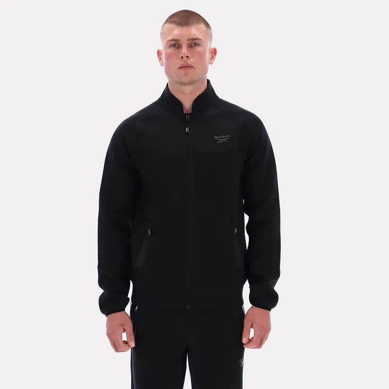 Reebok Contrast Panel Bomber Men's Jacket - Black