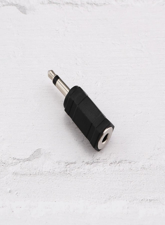 ECSiNG 10Pcs 3.5mm Mono to Stereo Adapter Female to Male Headphone Plug 2in1 for Mobile Phone Headsets Computer Headsets(Black) - Image 5