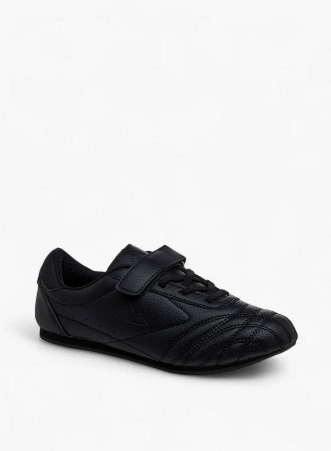 شو اكسبرس Solid Sports Shoes with Hook and Loop Closure