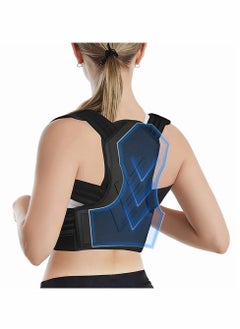 Y&D Posture Corrector for Women and Men, Adjustable Breathable Back Support Straightener  - Image 1