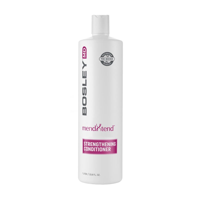 BosleyMD MendXtend Strengthening Conditioner to Promote Growth & Prevent Breakage with Saw Palmetto, Hyaluronic Acid and Pomegranate Extract - Image 1