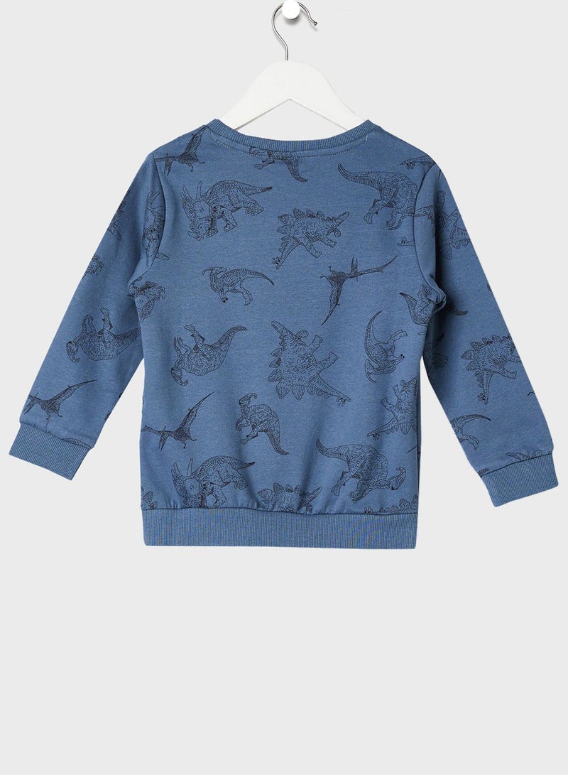 NAME IT Infant Dinosaur Graphic Sweatshirt  - Image 2