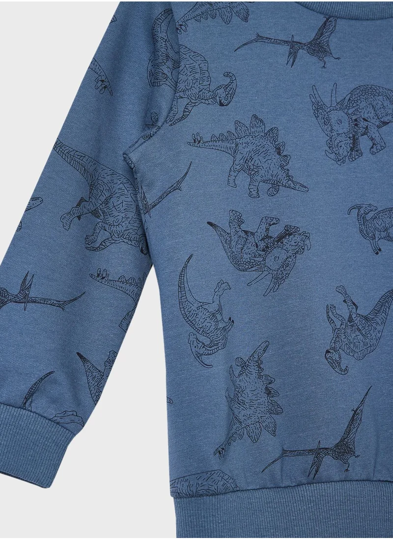 NAME IT Infant Dinosaur Graphic Sweatshirt
