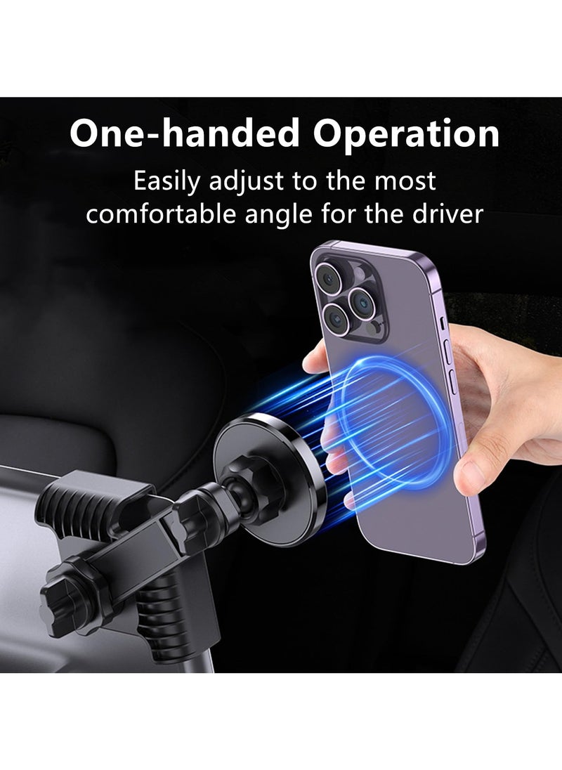 Tesla Magnetic Phone Mount for Tesla 3/Y Compatible with iPhone & Android - With Magnetic Ring