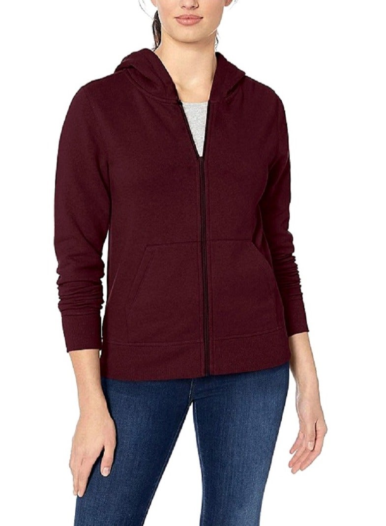 general Sweatshirt dark red zipper - Image 1