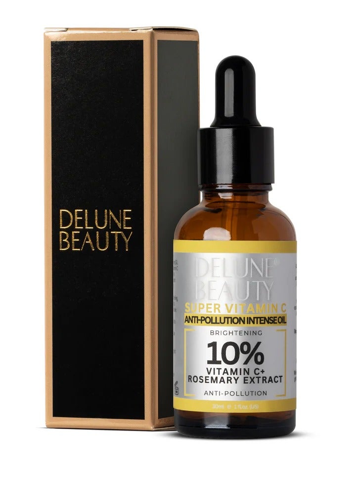 Delune Super 10% Vitamin C Anti-Pollution Brightening Oil - Image 1
